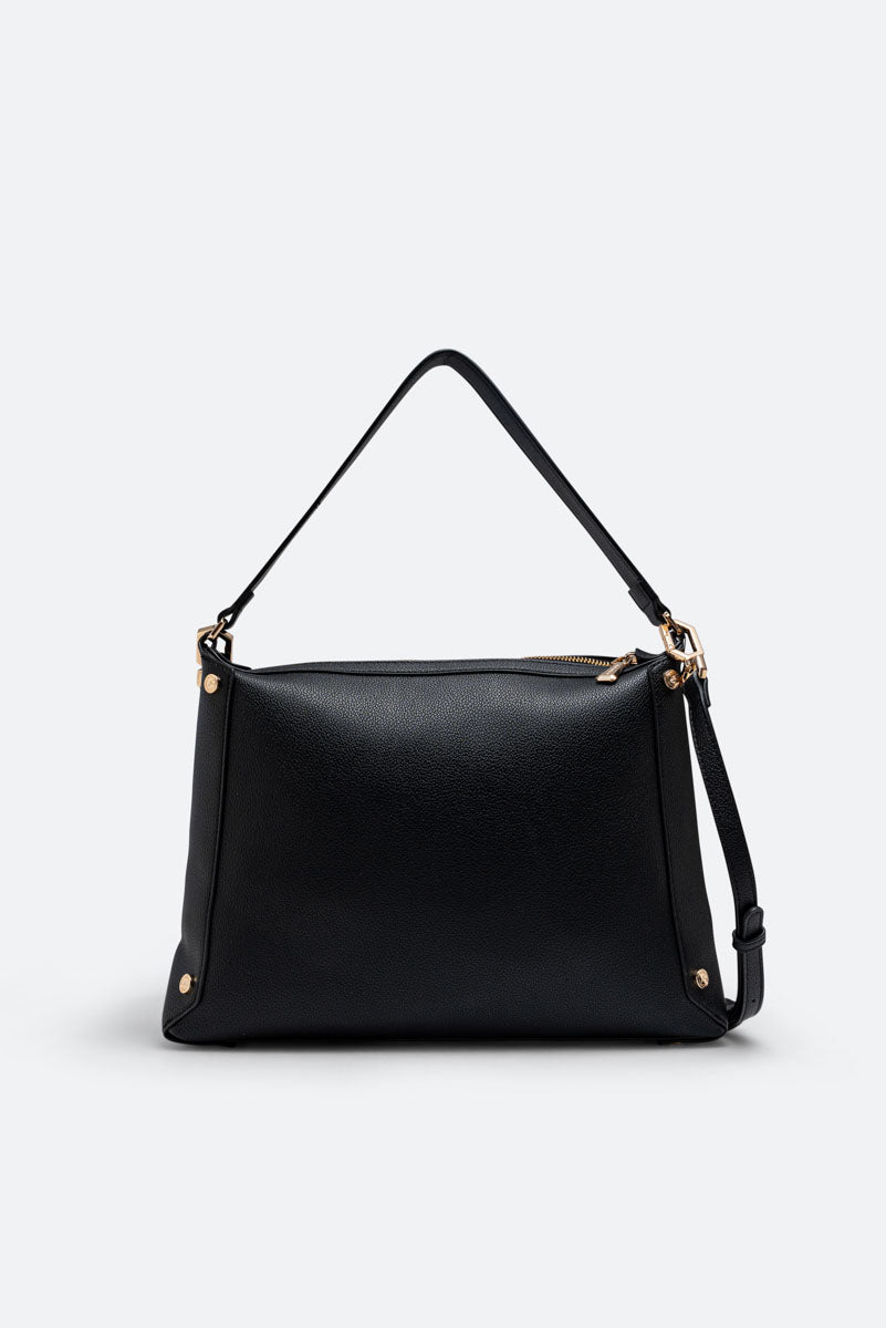 Roomy Black Shoulder Bag