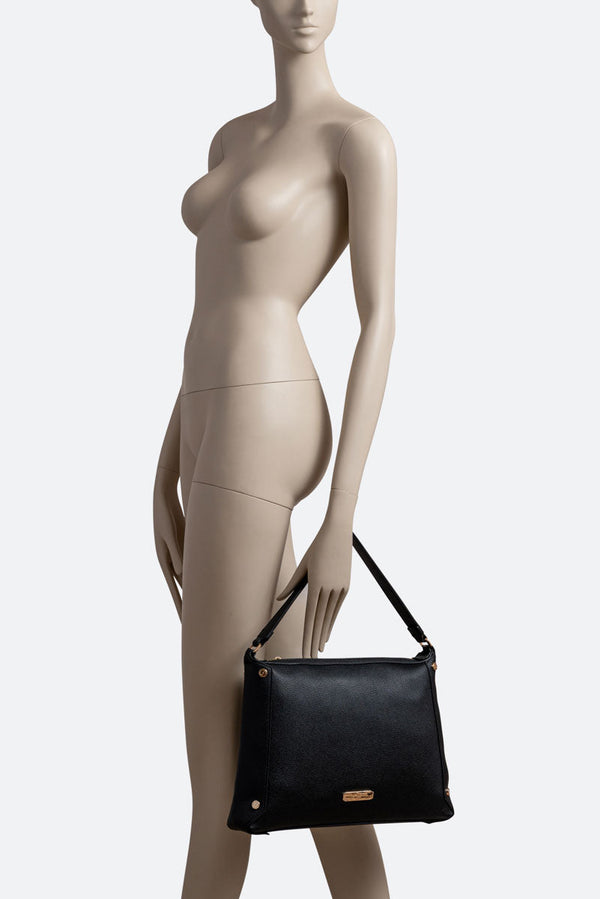 Roomy Black Shoulder Bag