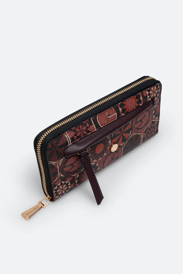 Teodosia Garnet Zip Portemonnee