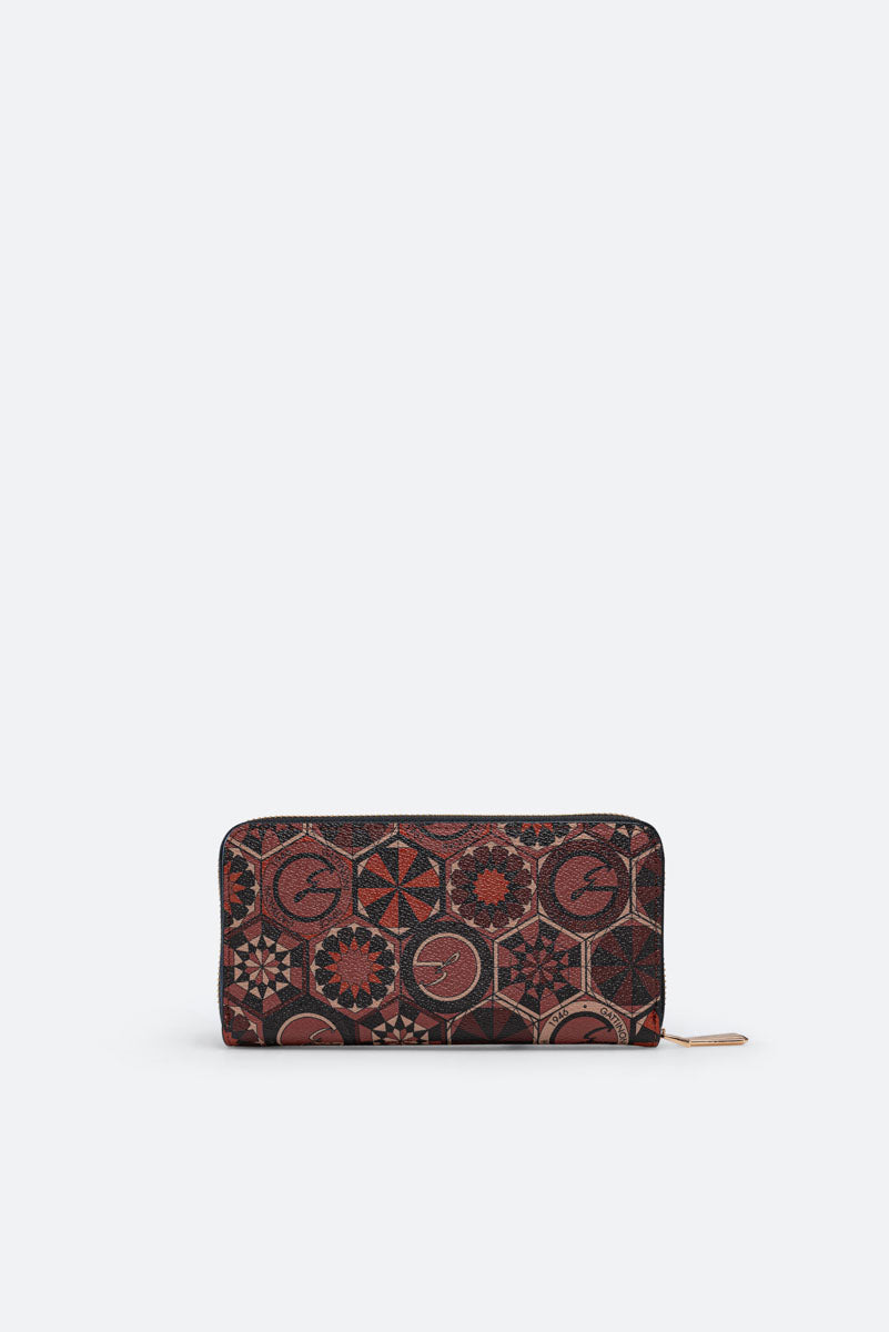 Teodosia Garnet Zip Portemonnee