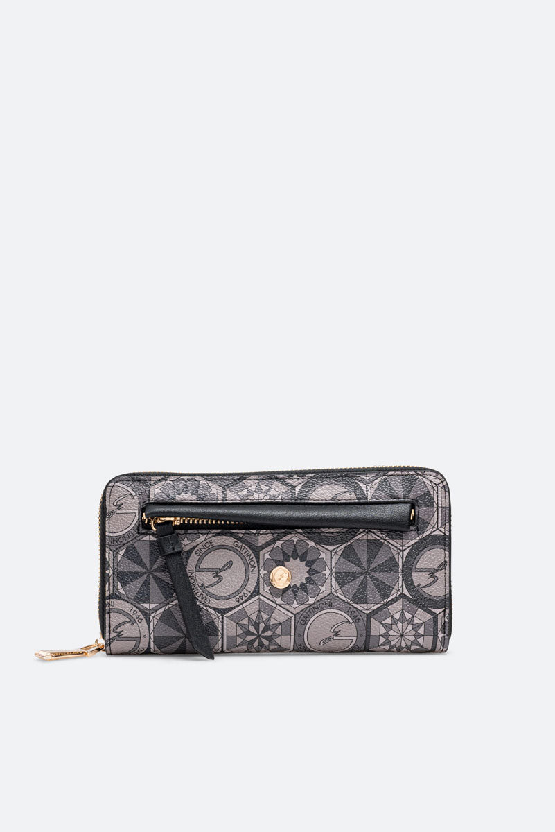 Teodosia Smoke Zip Wallet