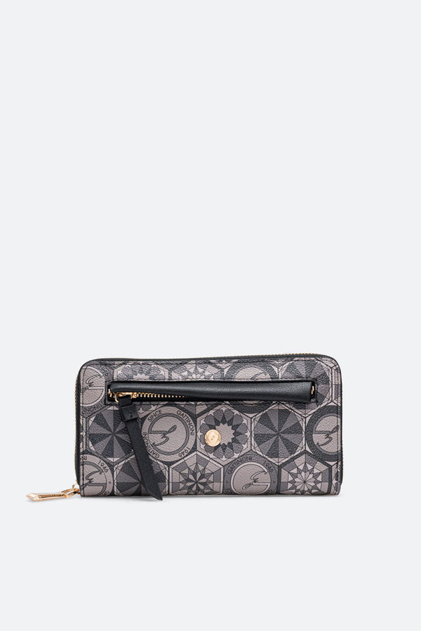 Teodosia Smoke Zip Wallet