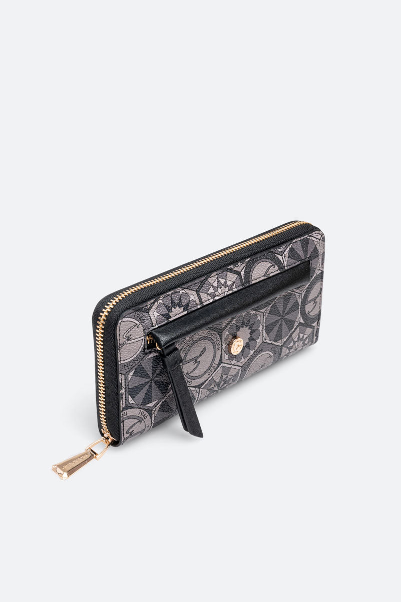 Teodosia Smoke Zip Wallet