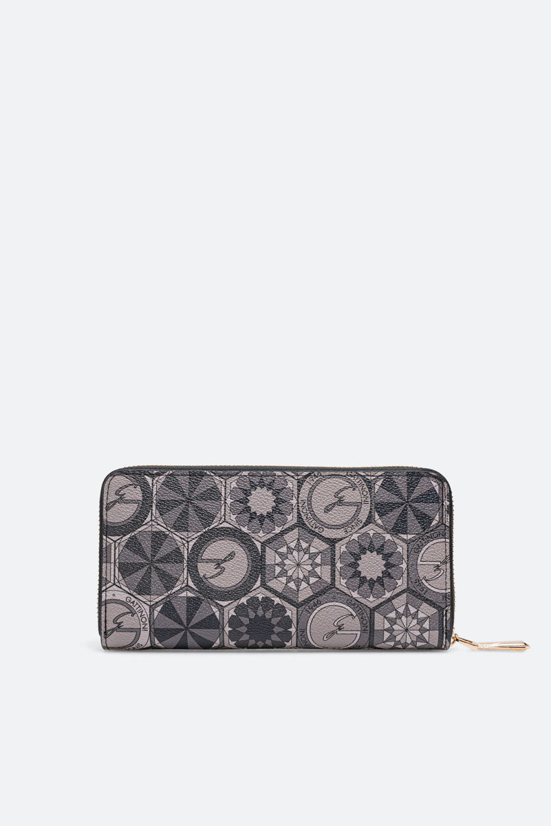 Teodosia Smoke Zip Wallet