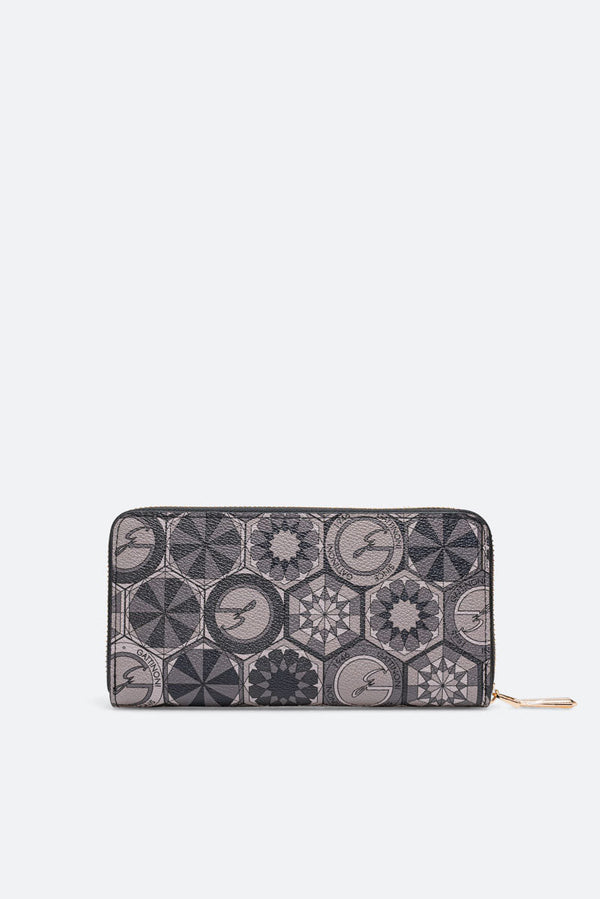 Teodosia Smoke Zip Wallet