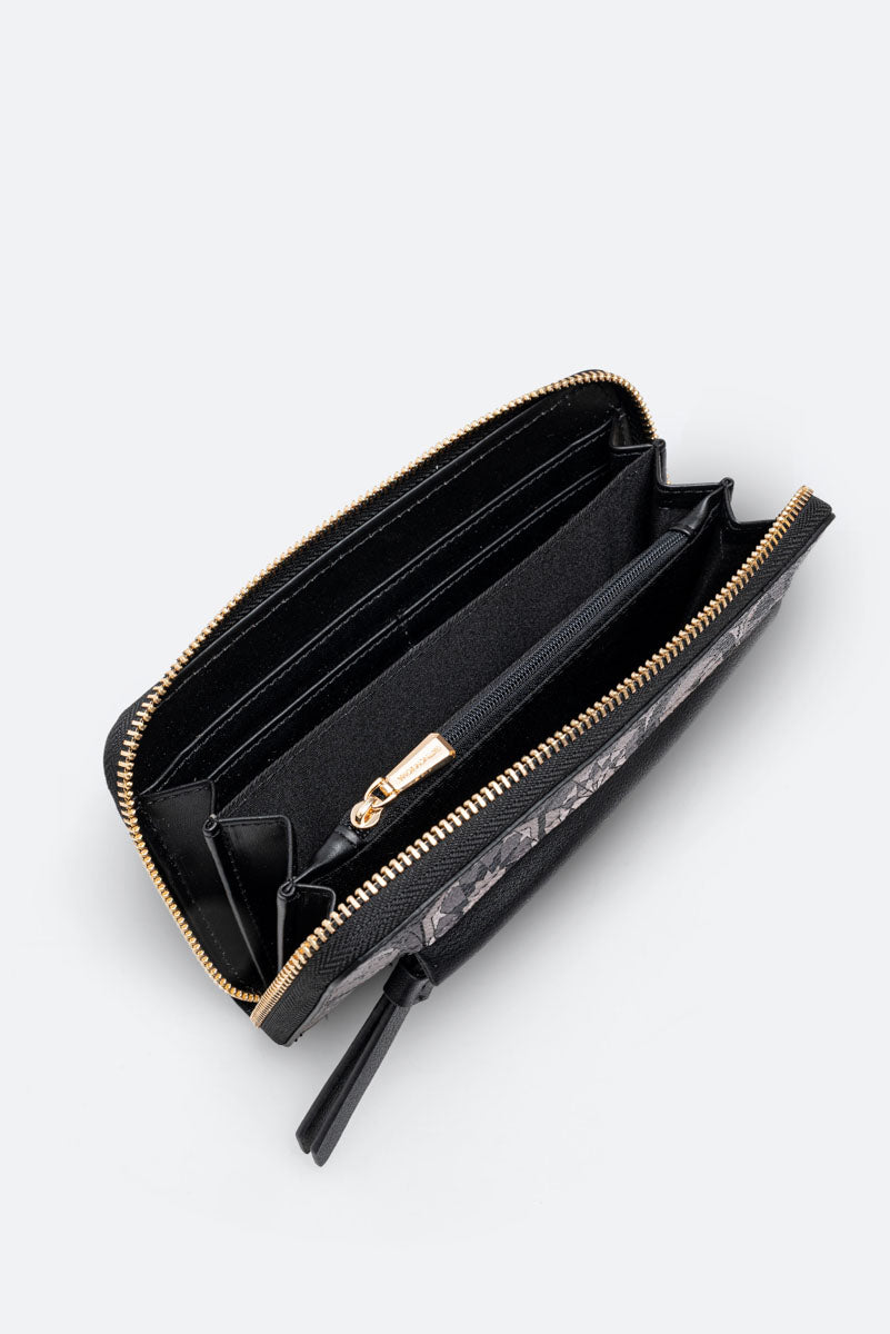 Teodosia Smoke Zip Wallet