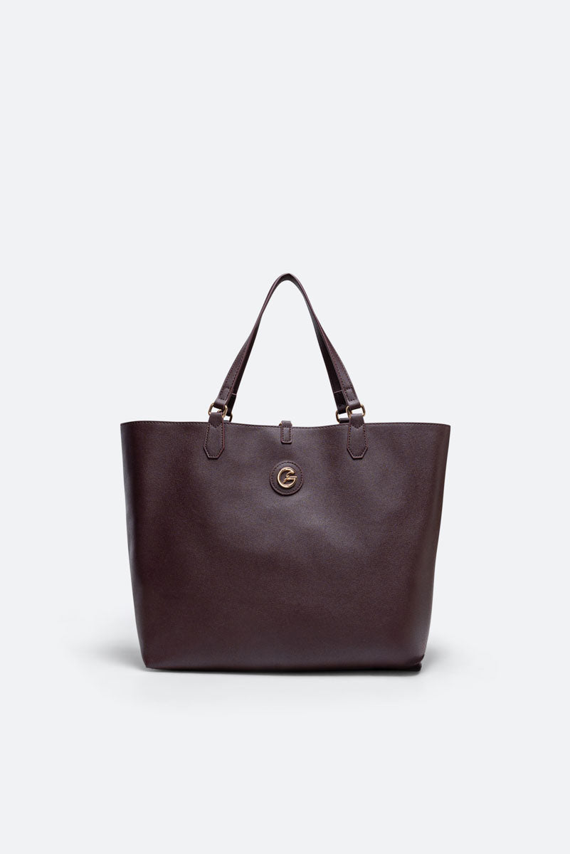 Sac de shopping réversible Teodosia Grenat