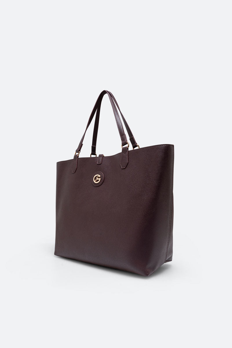 Sac de shopping réversible Teodosia Grenat