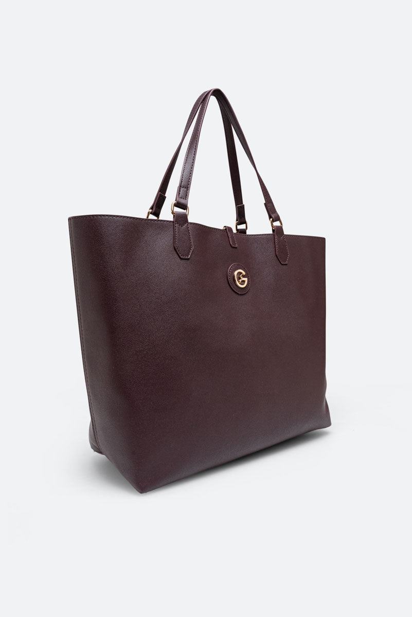 Reversible Shopping Bag Teodosia Garnet