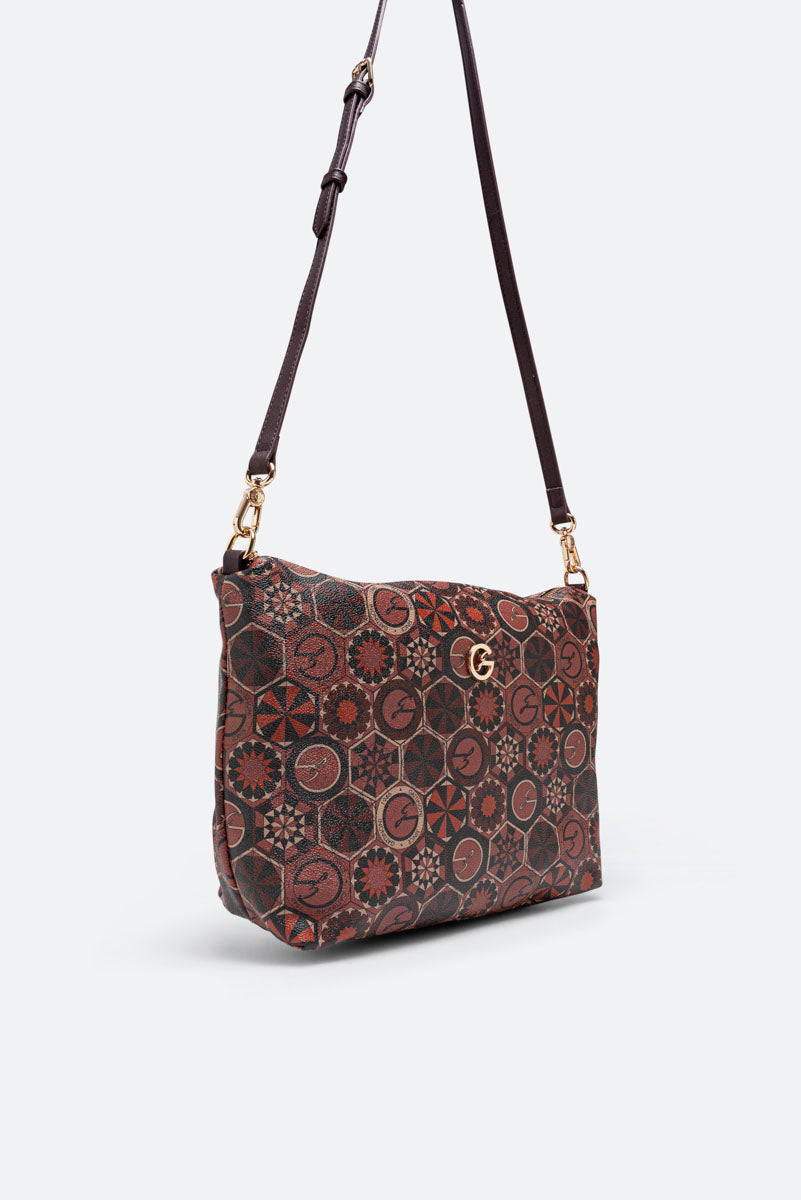 Sac de shopping réversible Teodosia Grenat