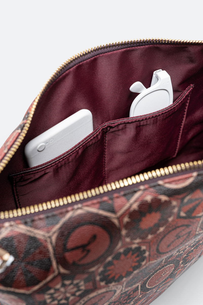 Sac de shopping réversible Teodosia Grenat