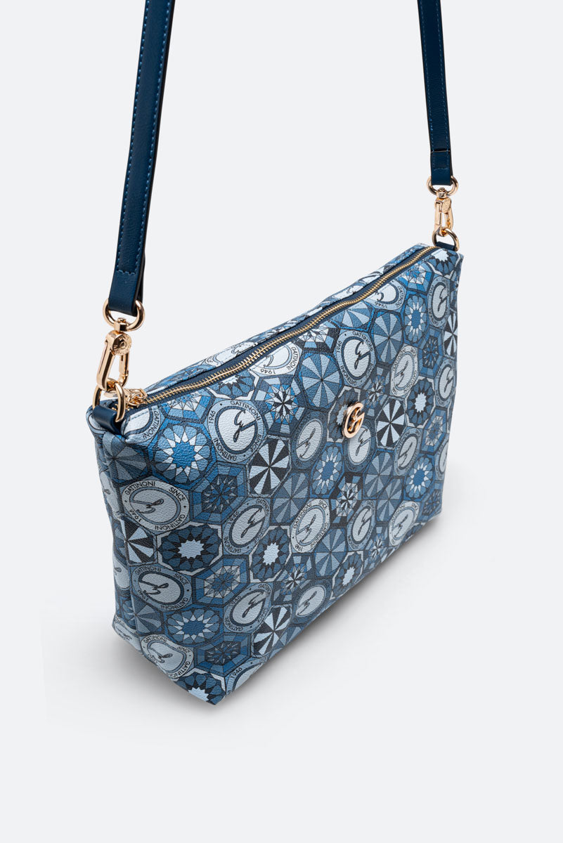 Teodosia Reversible Schoudertas Franca Lapis Lazuli
