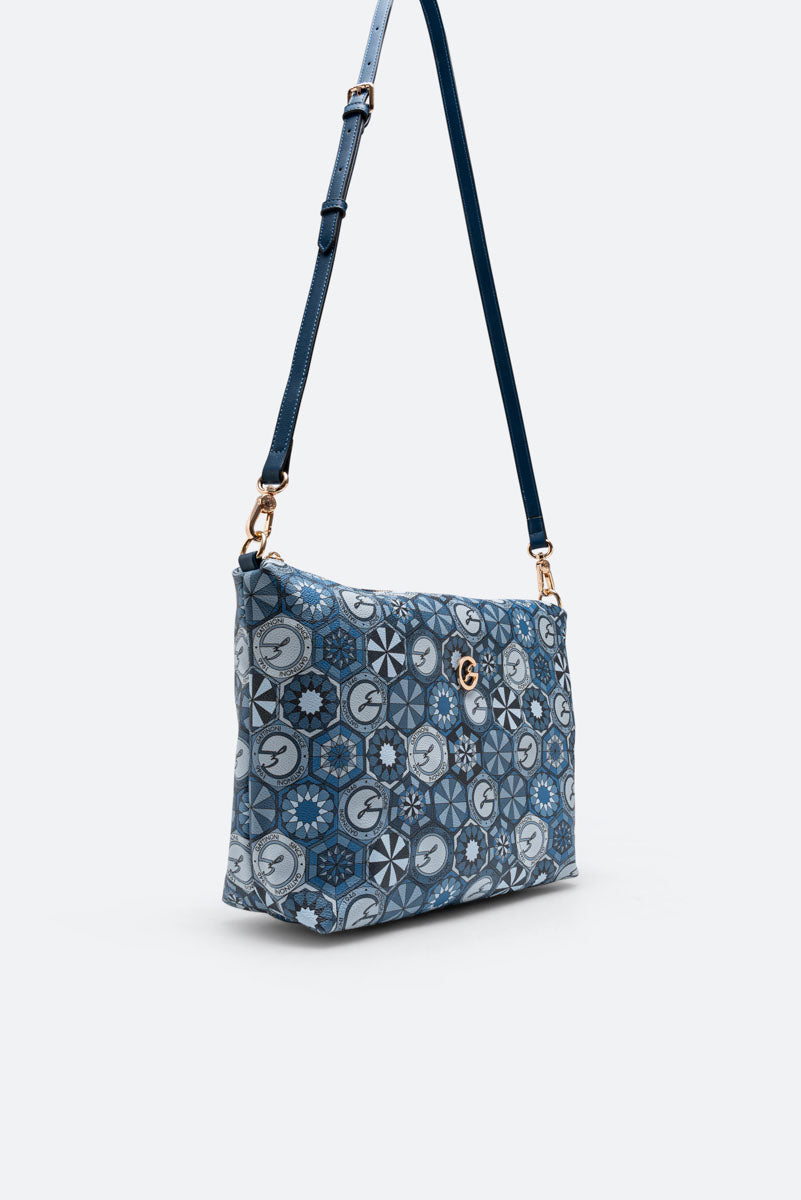Teodosia Reversible Borsa A Spalla Lapislazuli