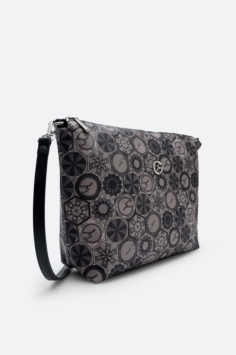 Sac de shopping réversible Teodosia Smoke
