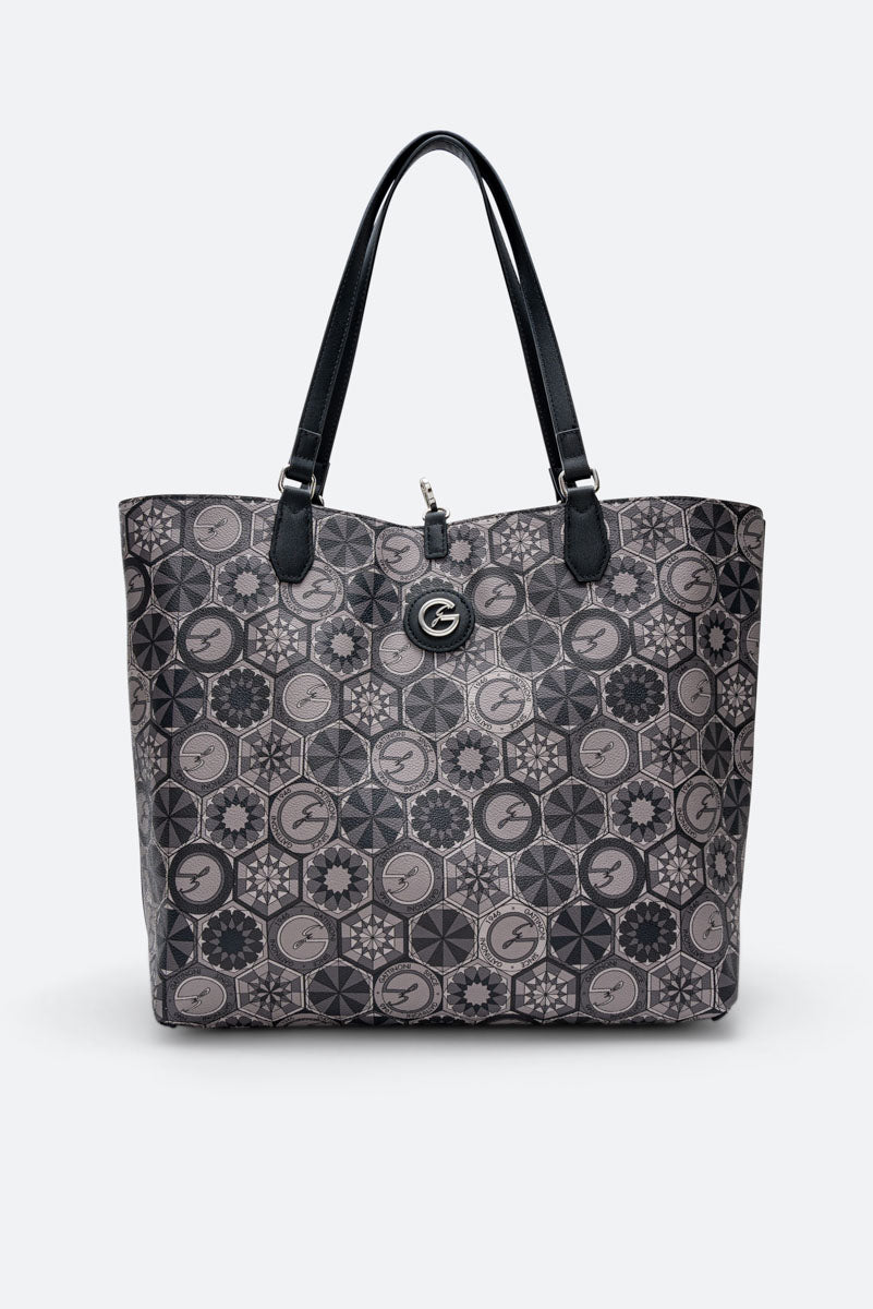 Sac de shopping réversible Teodosia Smoke