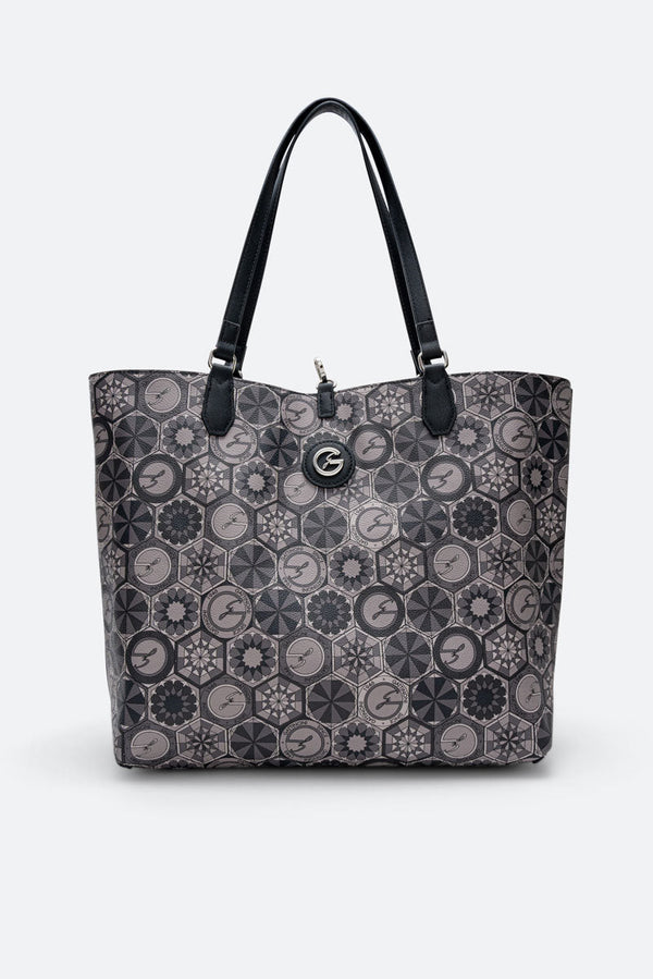 Sac de shopping réversible Teodosia Smoke