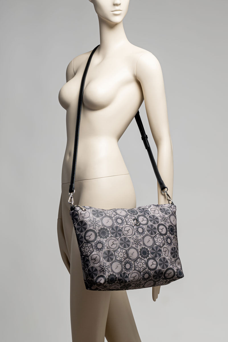 Sac de shopping réversible Teodosia Smoke