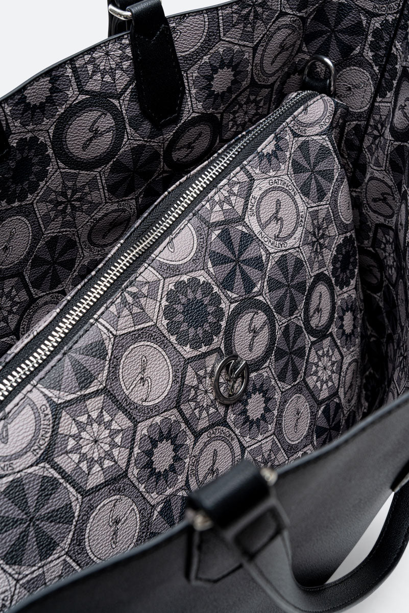 Reversible Shopping Bag Teodosia Smoke