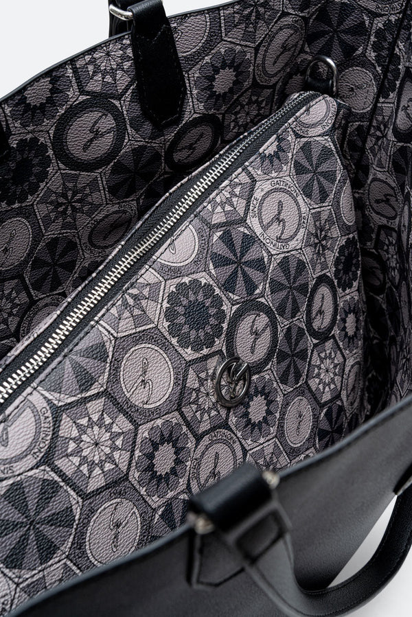 Reversible Shopping Bag Teodosia Smoke