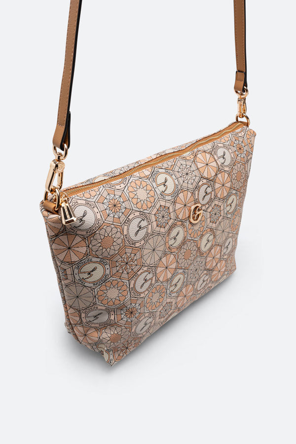 Teodosia Reversible Shoulder Bag Travertine