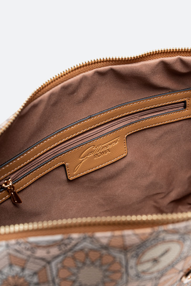 Teodosia Reversible Shoulder Bag Travertine