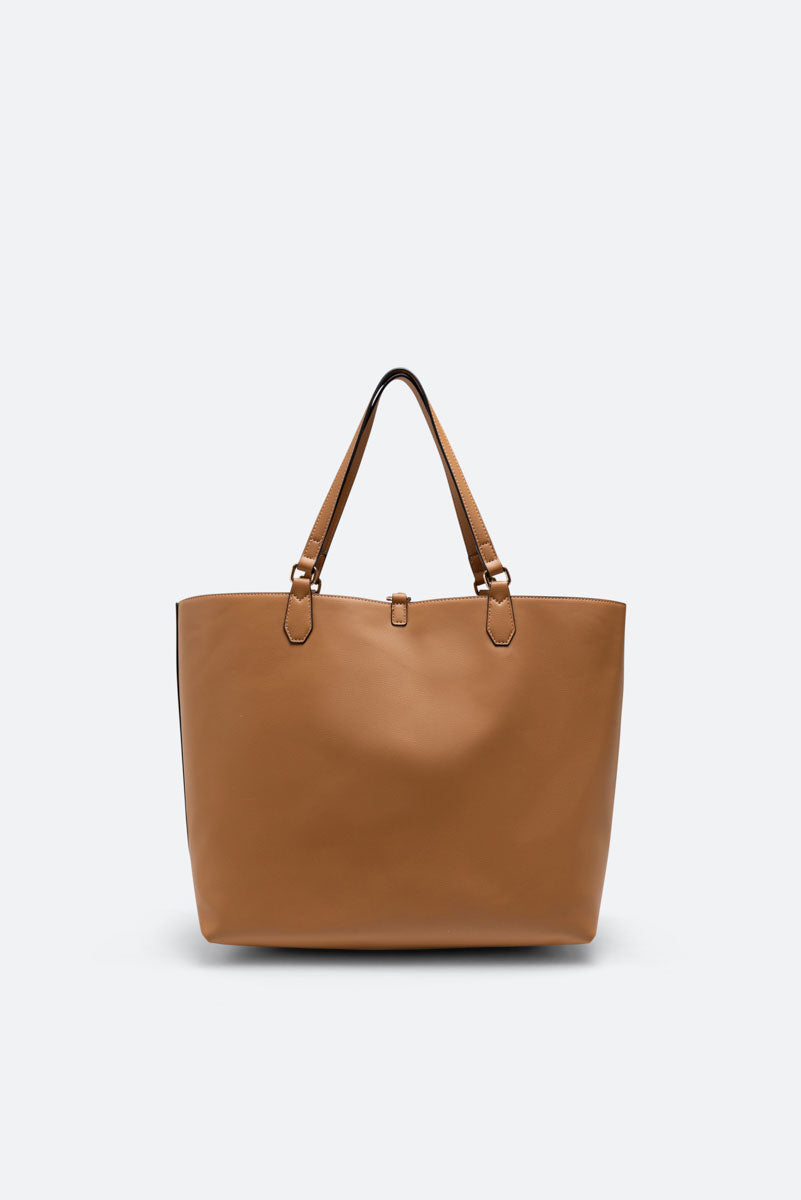 Teodosia Reversible Shoulder Bag Travertine