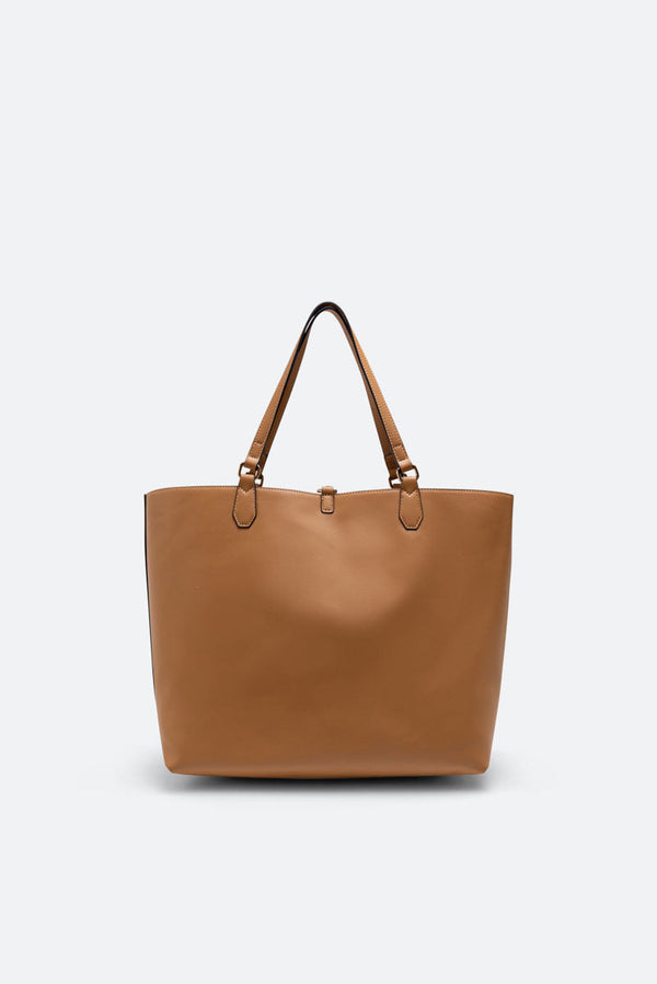 Teodosia Reversible Shoulder Bag Travertine