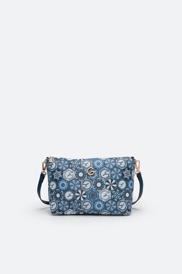 Bolso de hombro reversible Teodosia Cosetta Lapis Lazuli