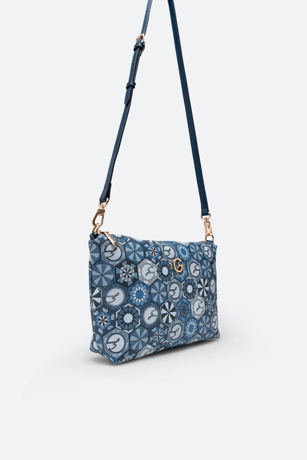 Bolso de hombro reversible Teodosia Cosetta Lapis Lazuli