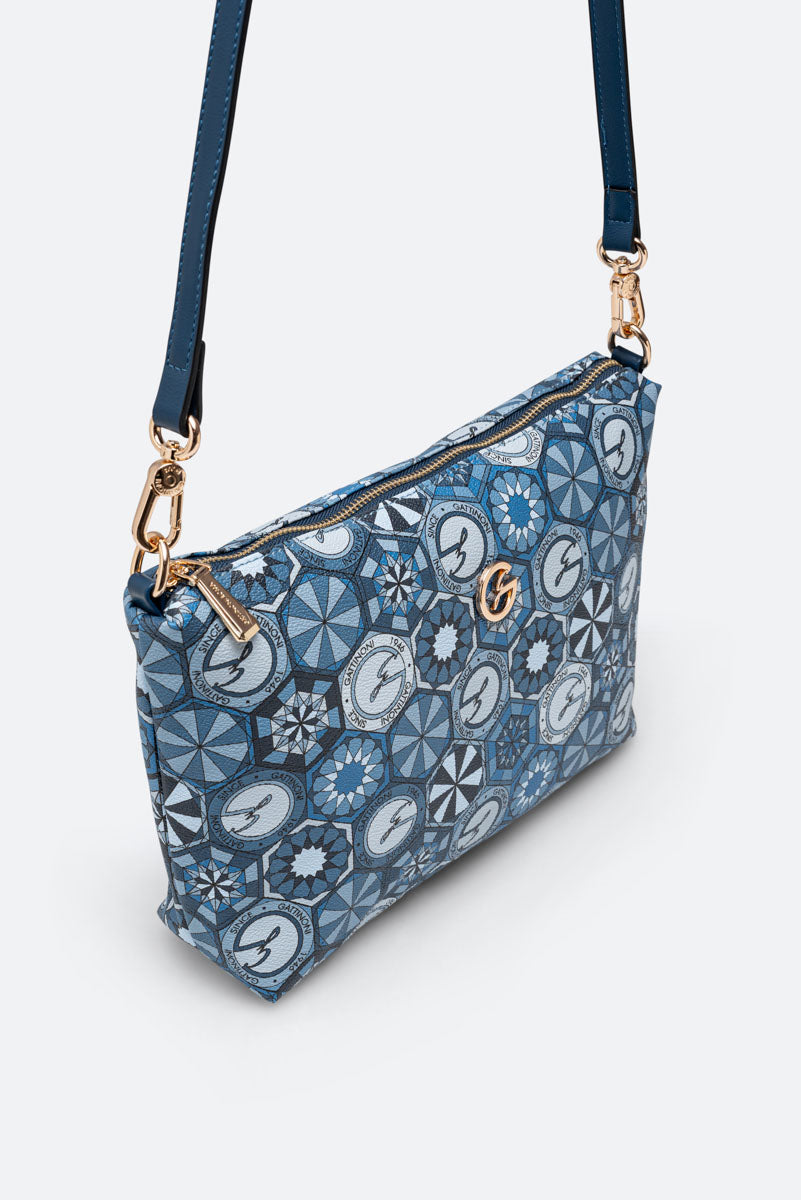 Bolso de hombro reversible Teodosia Cosetta Lapis Lazuli