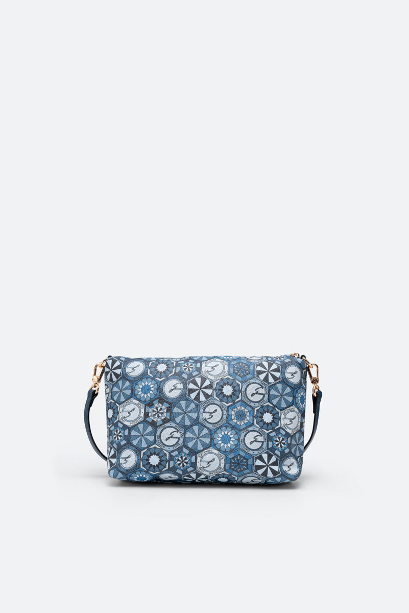 Bolso de hombro reversible Teodosia Cosetta Lapis Lazuli