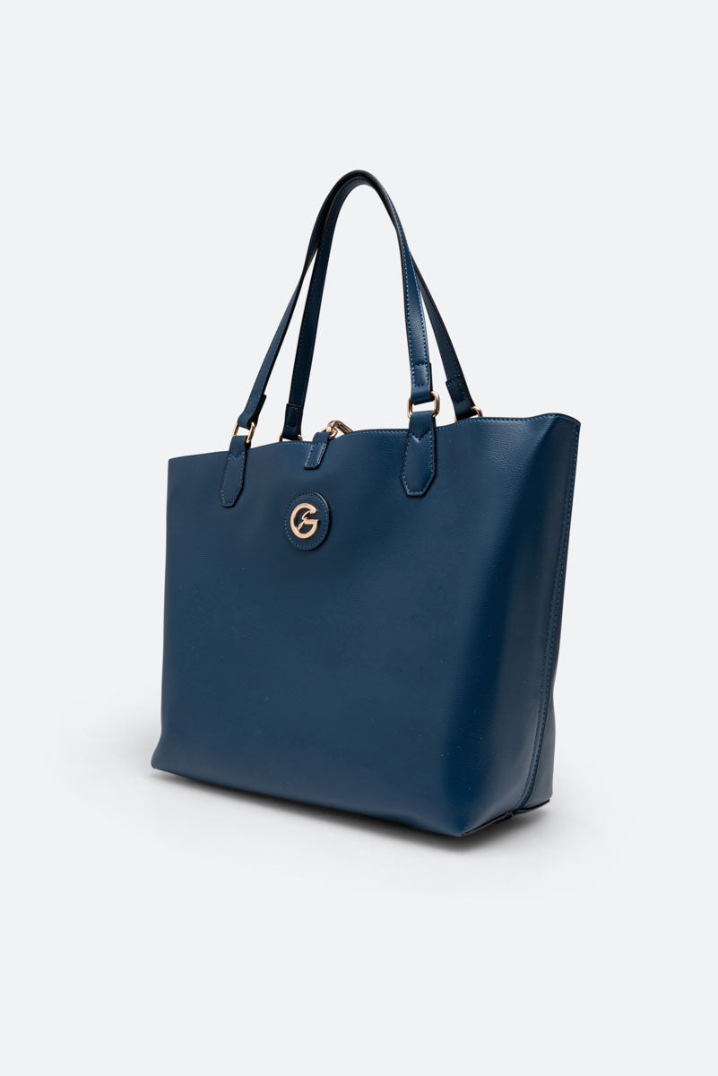 Teodosia Reversible Borsa A Spalla Lapislazuli
