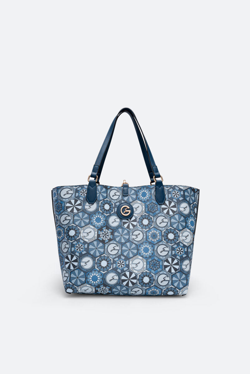 Teodosia Reversible Shoulder Bag Cosetta Lapis Lazuli
