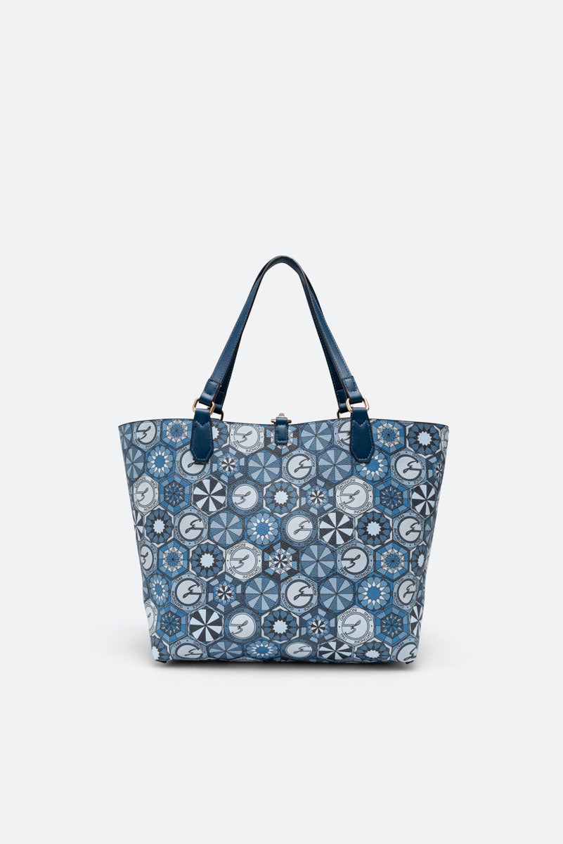 Bolso de hombro reversible Teodosia Cosetta Lapis Lazuli