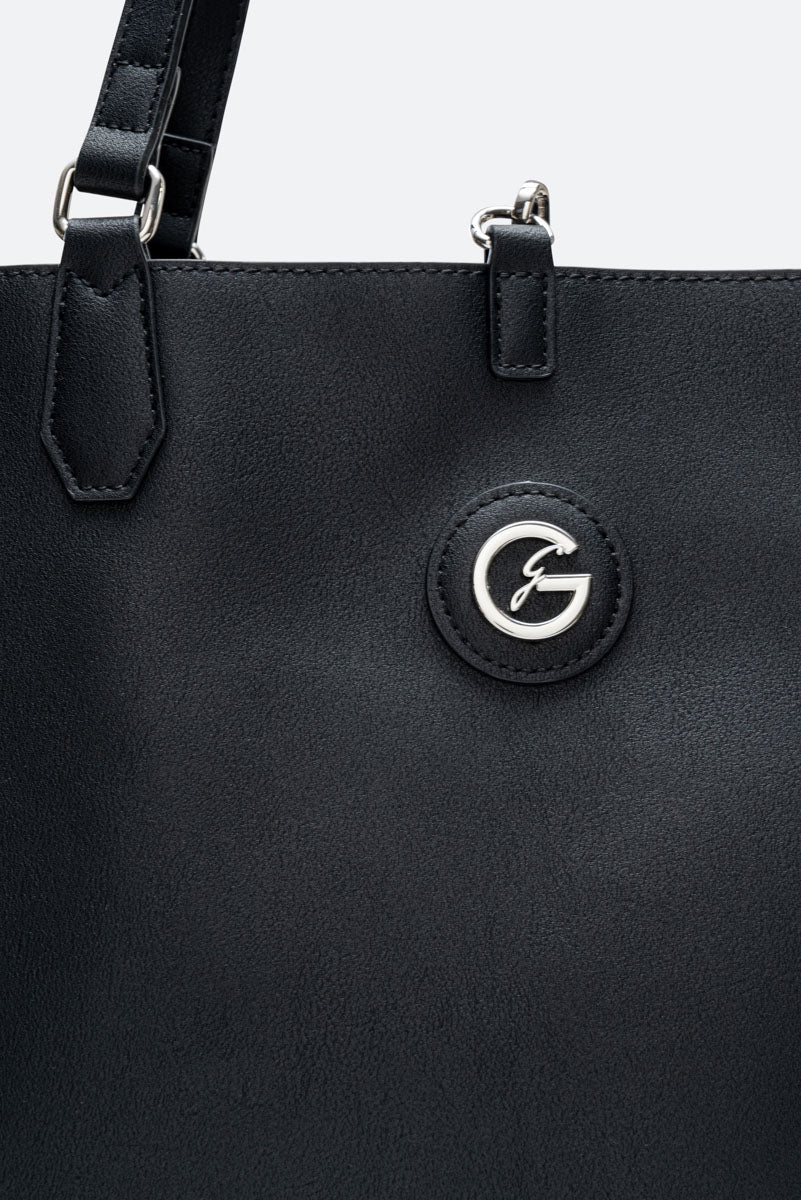 Reversible Medium Shopping Bag Teodosia Smoke