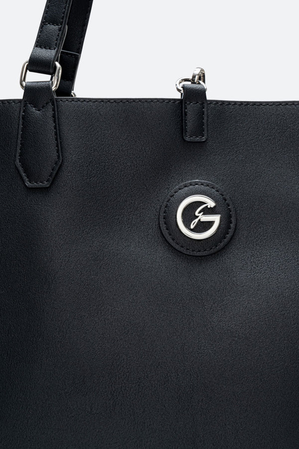 Reversible Medium Shopping Bag Teodosia Smoke