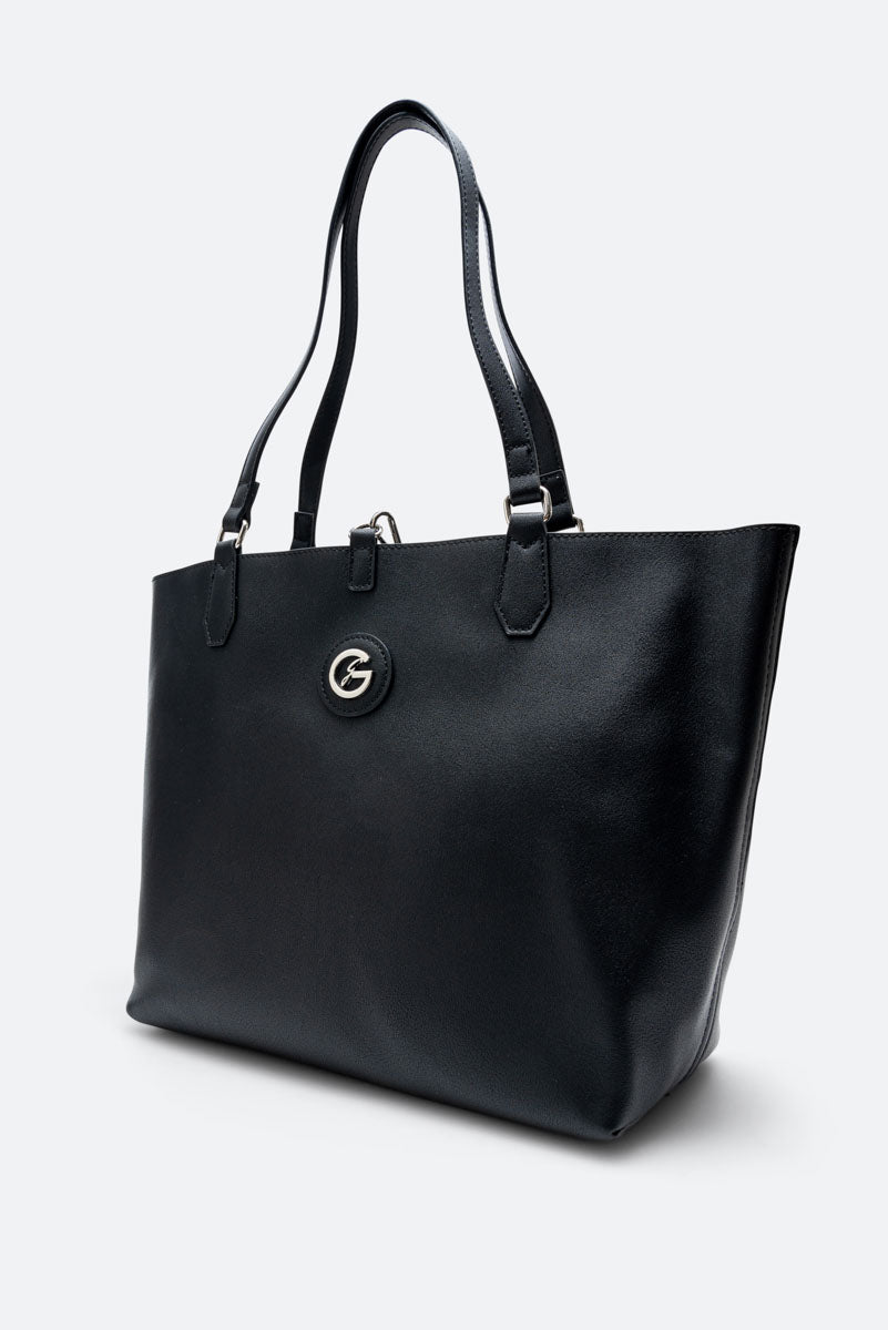 Reversible Medium Shopping Bag Teodosia Smoke