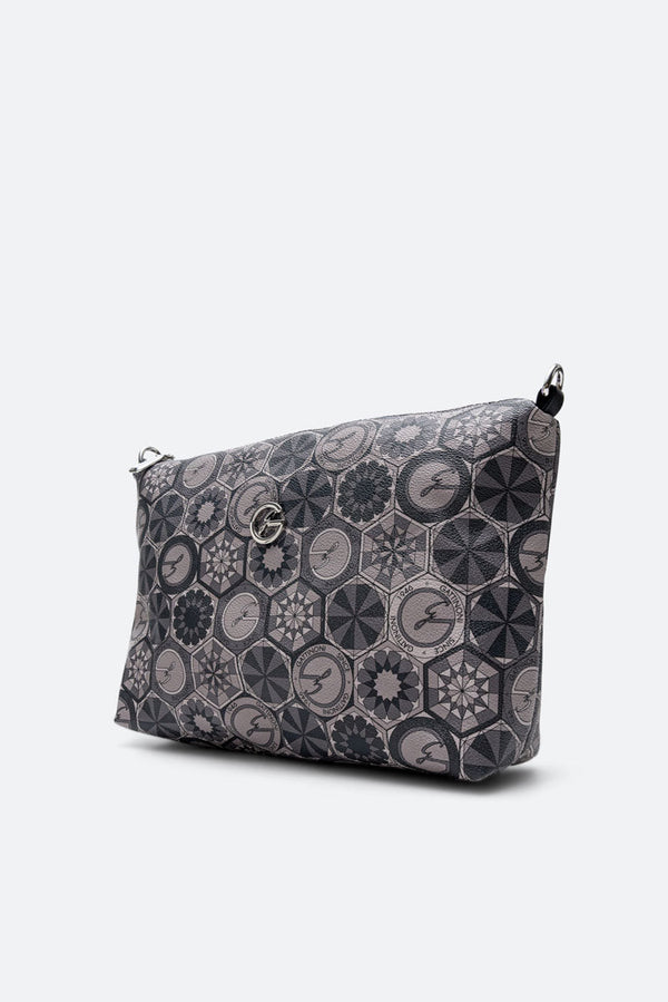 Sac de shopping réversible moyen Teodosia Smoke