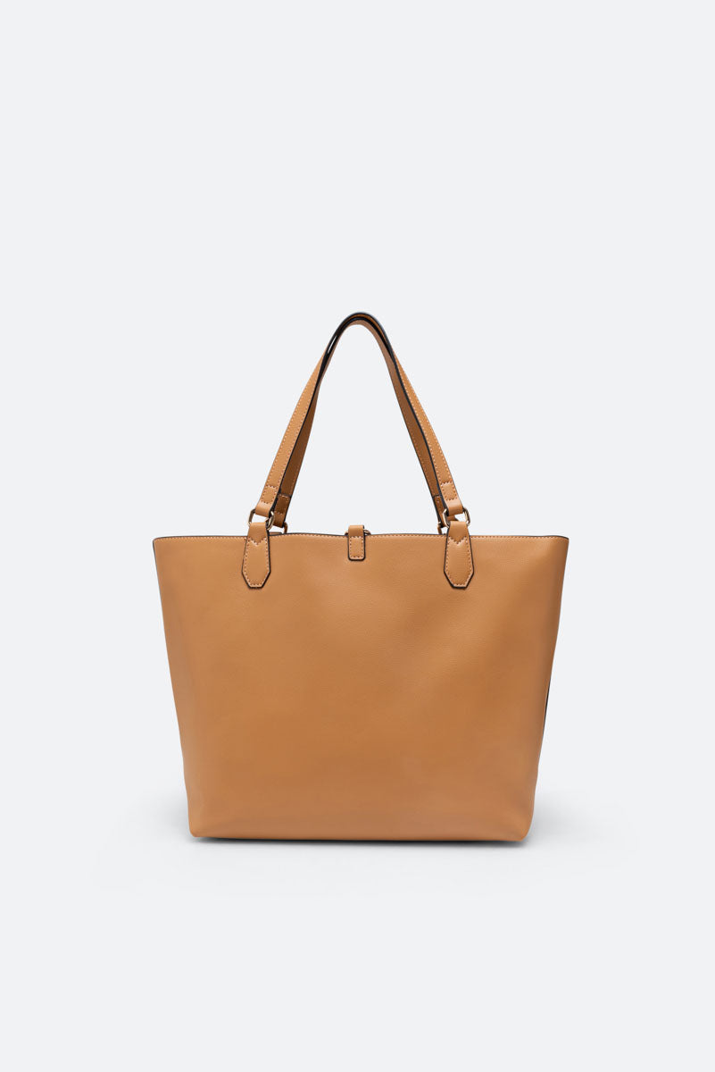 Teodosia Reversible Shoulder Bag Travertine