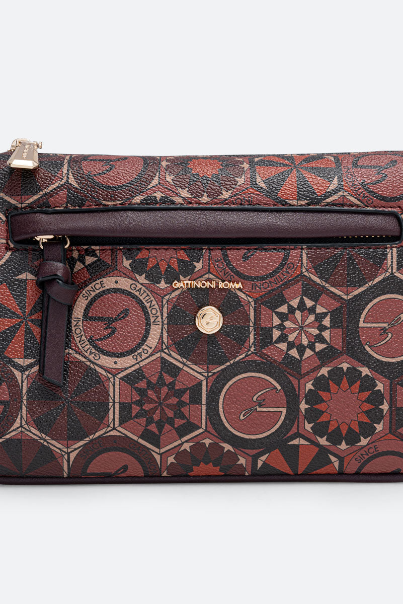 Bolso multi-folder Teodosia Garnet