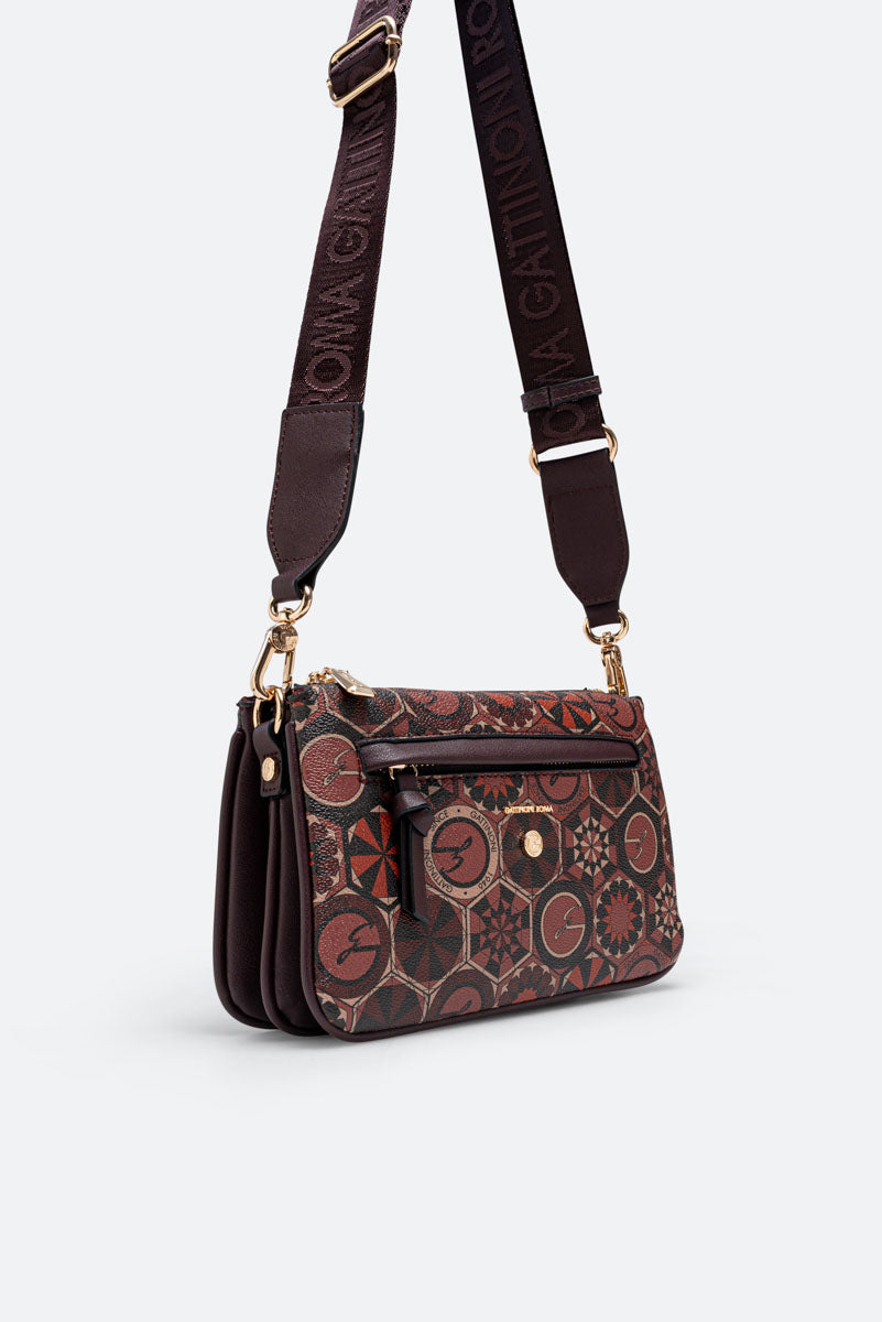 Bolso multi-folder Teodosia Garnet