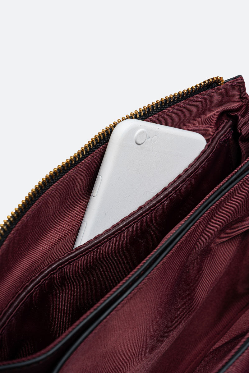 Teodosia Garnet Multi-folder Bag