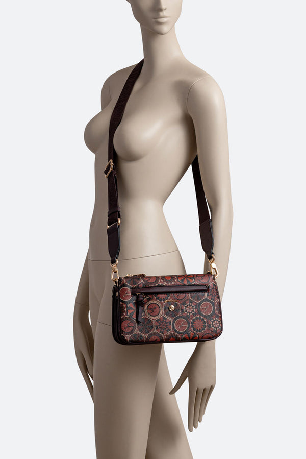 Bolso multi-folder Teodosia Garnet