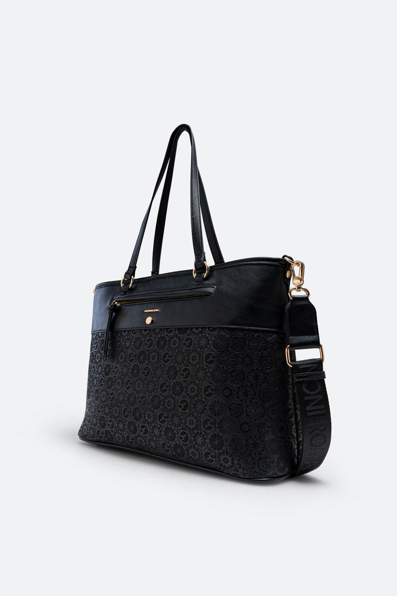 Teodosia Casual Black Shoulder Bag