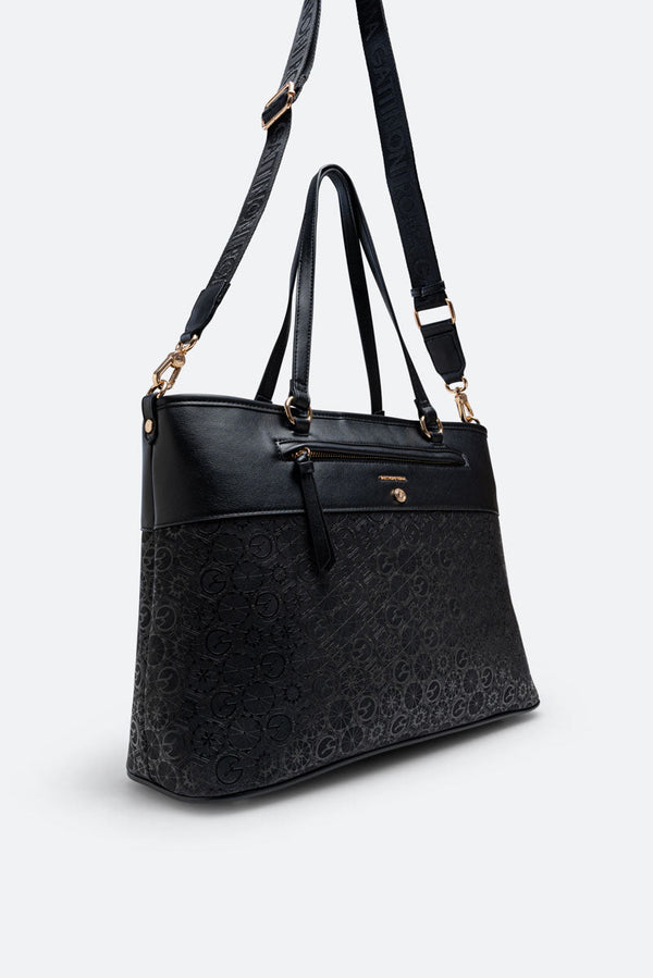 Teodosia Casual Black Shoulder Bag