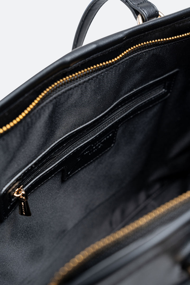 Teodosia Casual Black Shoulder Bag