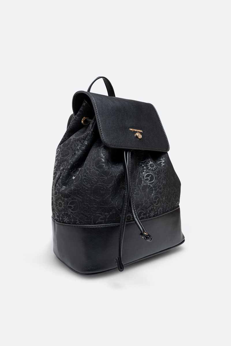 Teodosia Casual Black Backpack