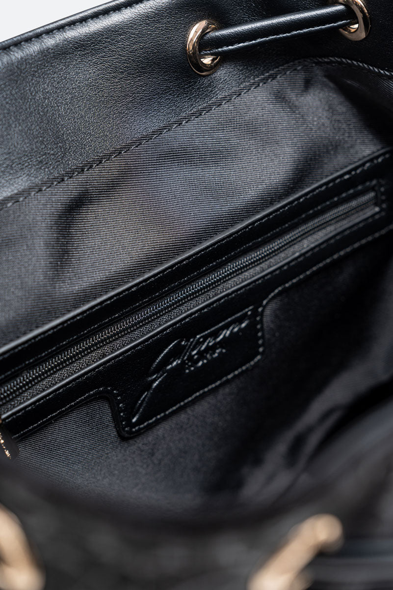 Teodosia Casual Black Backpack