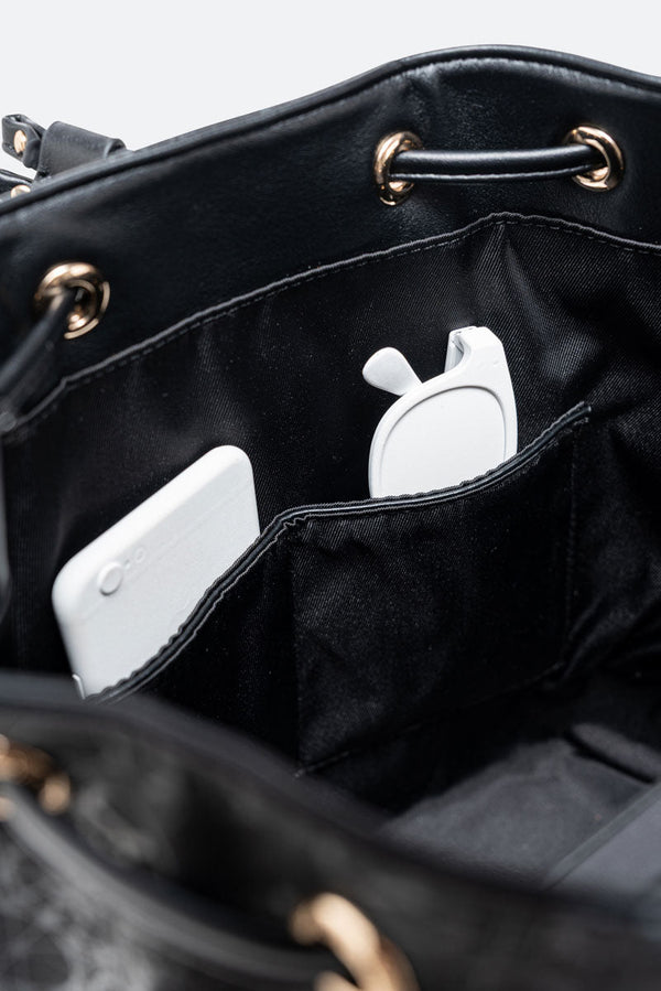 Teodosia Casual Black Backpack