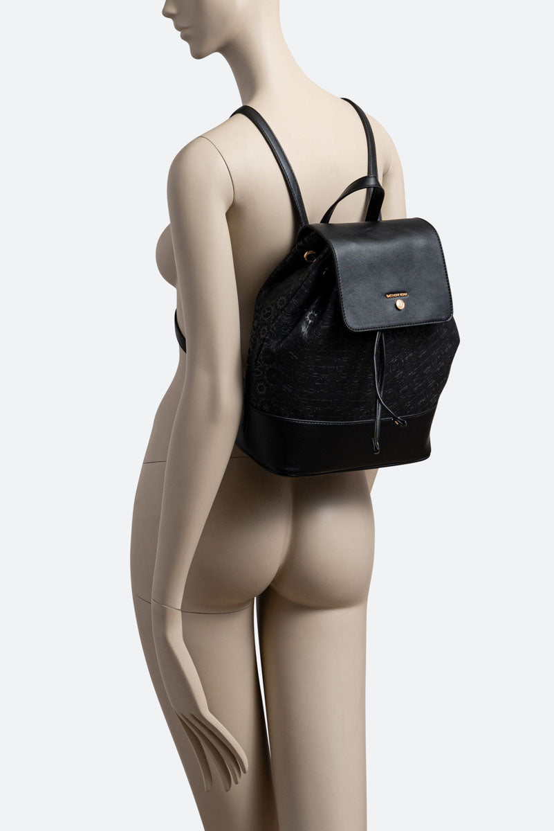 Teodosia Casual Black Backpack